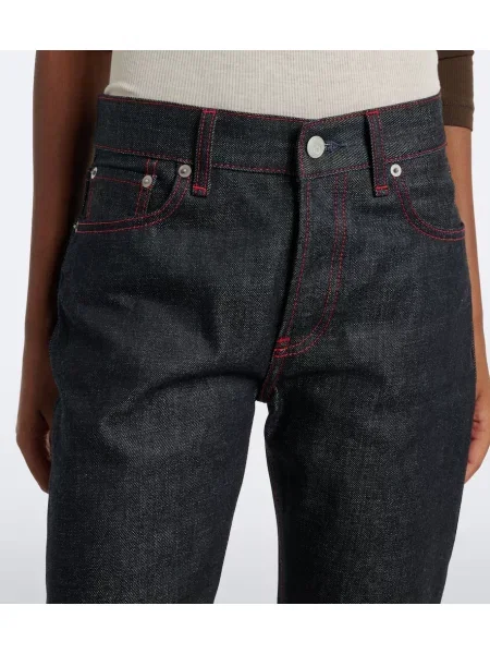Blugi evazați Acne Studios evazate albastru