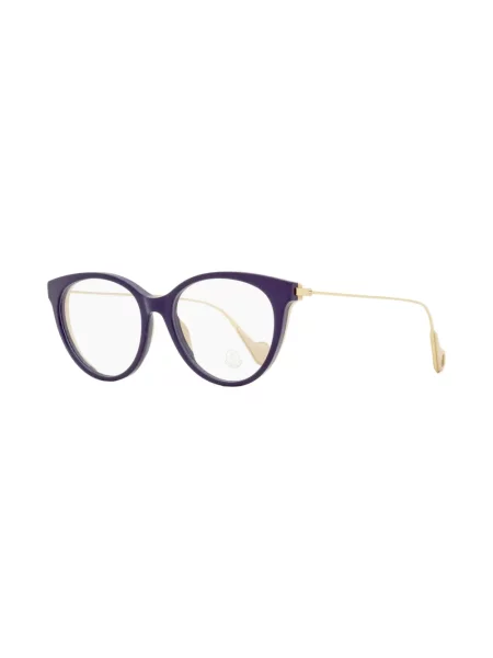 Saulės akiniai Moncler Eyewear violetinė