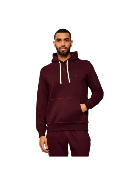 Bluza z kapturem Tommy Hilfiger z kapturem brązowa