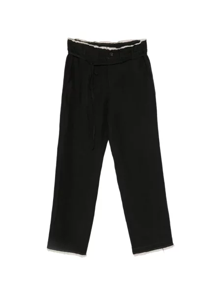 Cu centură pantaloni Post Archive Faction negru