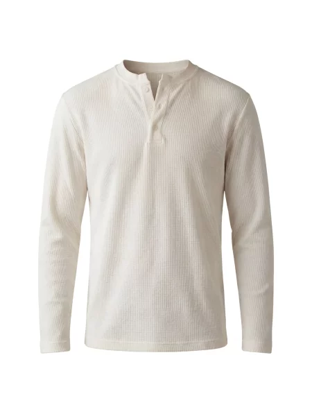 ARMIE Tričko The Hans Henley Structure Jersey' bílá