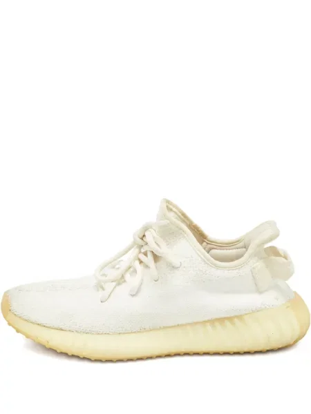 Sneakerși Adidas Yeezy tricotate alb