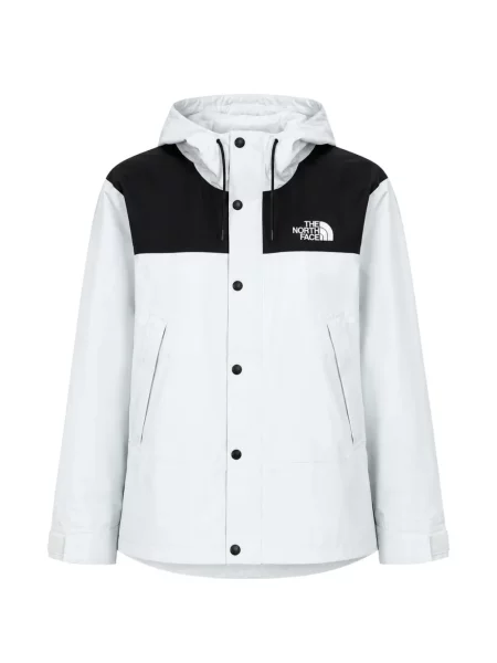 Geacă The North Face cu glugă alb