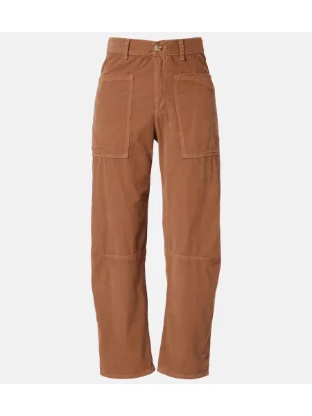 Pantaloni Velvet de catifea maro