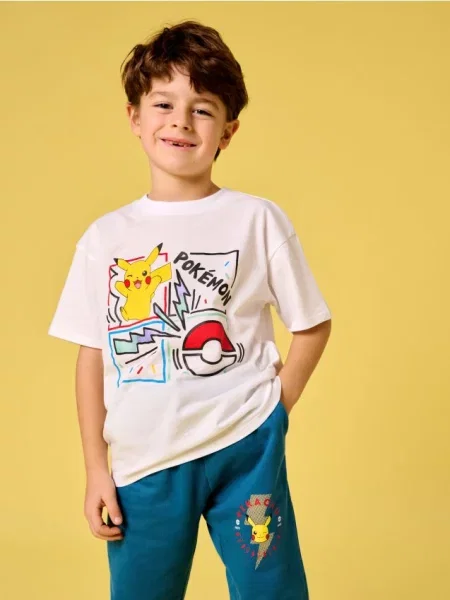 Sinsay Kalhoty Pokémon modrá