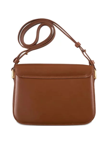 Geanta de piele A.p.c. din piele maro