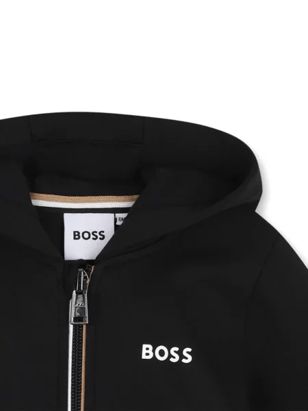Bluza z kapturem dziecięca Bosswear czarna