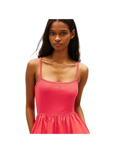 Tommy Jeans Rochie de vară roșu