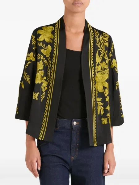 Яке Temperley London на цветя черно