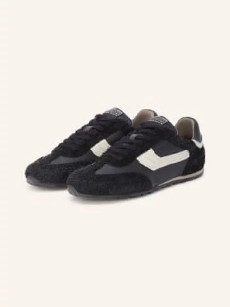 Allsaints Sneakersy Liam Hex černá bílá