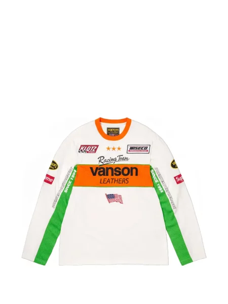 Lung tricou Supreme alb