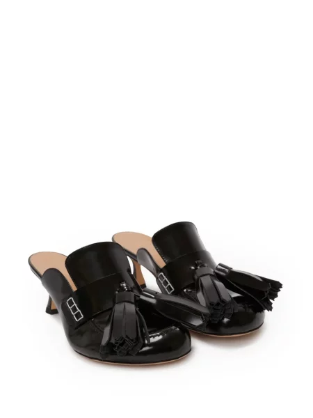 Iš natūralios odos mulės Jw Anderson juoda