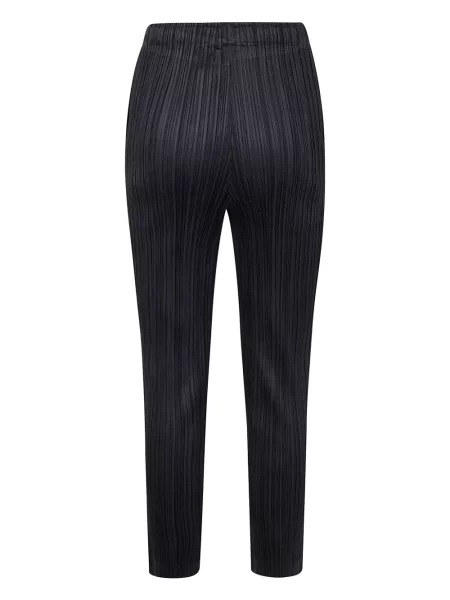Pantaloni Pleats Please Issey Miyake negru
