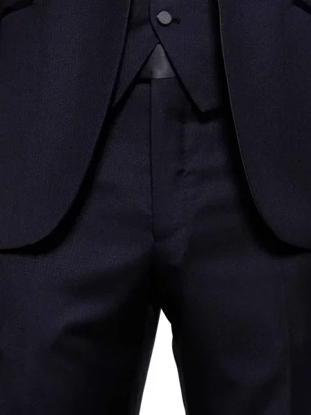 Costum Tagliatore cu rever albastru