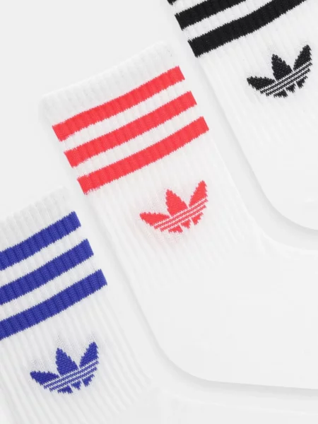 Носки Adidas Originals в полоску белые