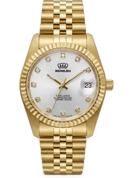 Ceas Richelieu Swiss clasic alb