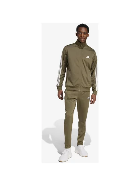 Dres Adidas Sportswear Basic Tricot zielony S biały