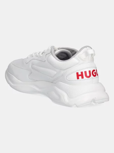 HUGO Sneakers Leon alb