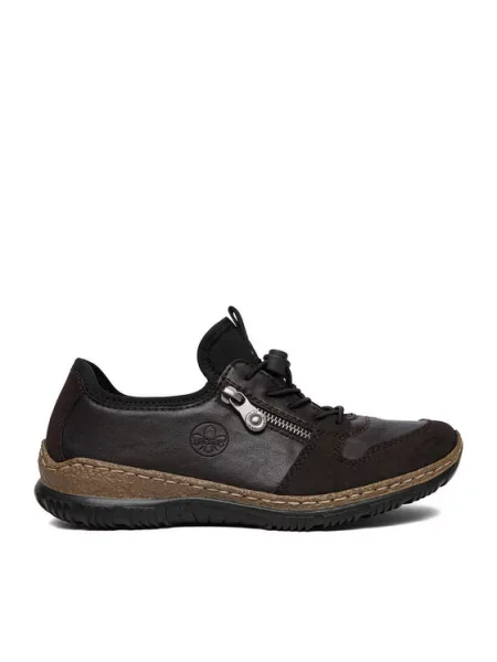 Rieker Sneakersy ciemny brązowy