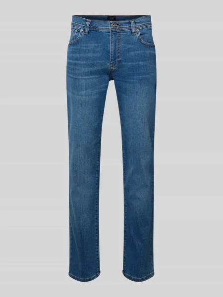 Jeansy o kroju slim fit z 5 kieszeni Mcneal niebieskie