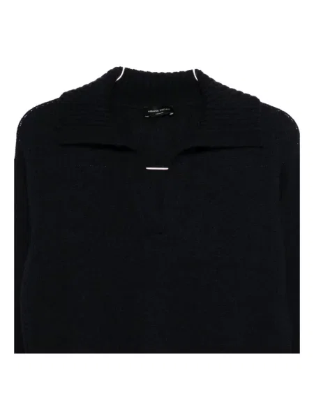 Polo Roberto Collina de lână albastru