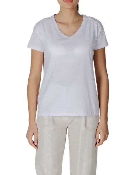 Koszulka Armani Exchange biała