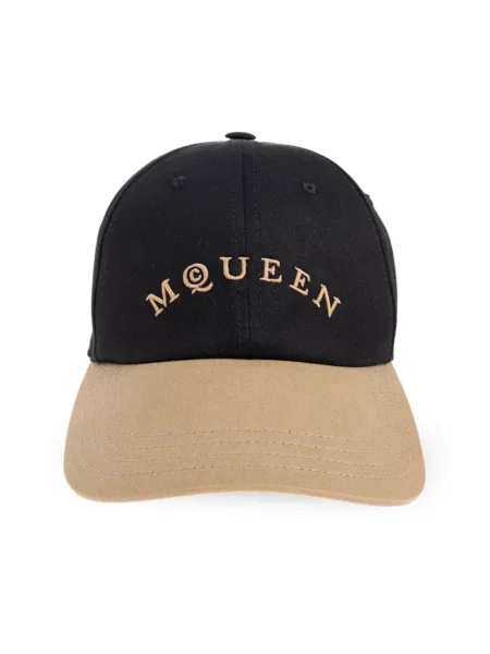 Czapka z daszkiem Alexander Mcqueen czarna