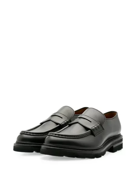 Pantofi loafer Lottusse din piele negru
