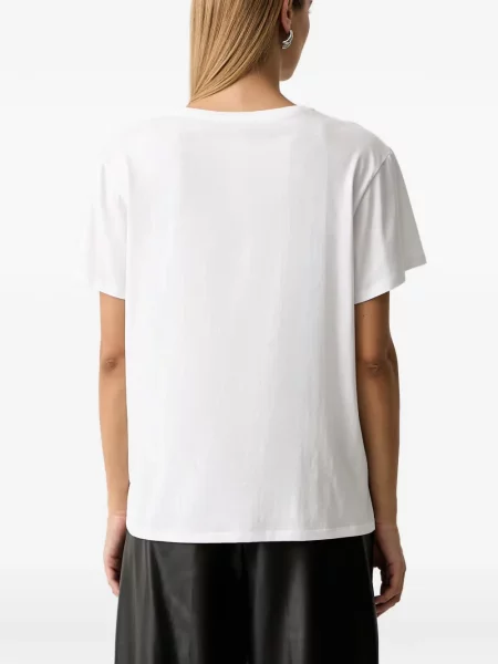 Tricou Twinset cu autograf alb