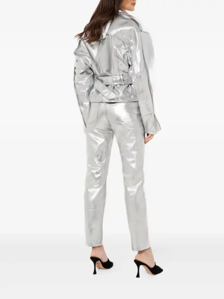 Blugi Alexandre Vauthier argintiu