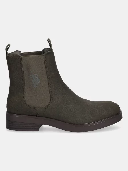 Черевики U.S. Polo Assn. на плоскому ходу зелений