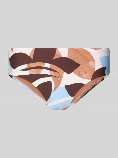 Figi bikini z wzorem na całej powierzchni Marc O'polo niebieskie