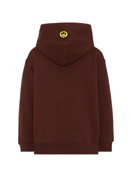 Bluza z kapturem dziecięca Barrow brązowa