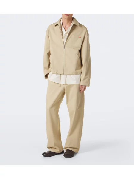 Geacă Loewe din țesătură twill bej