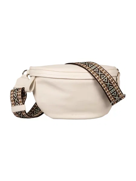 Geantă Tom Tailor cu strasuri alb