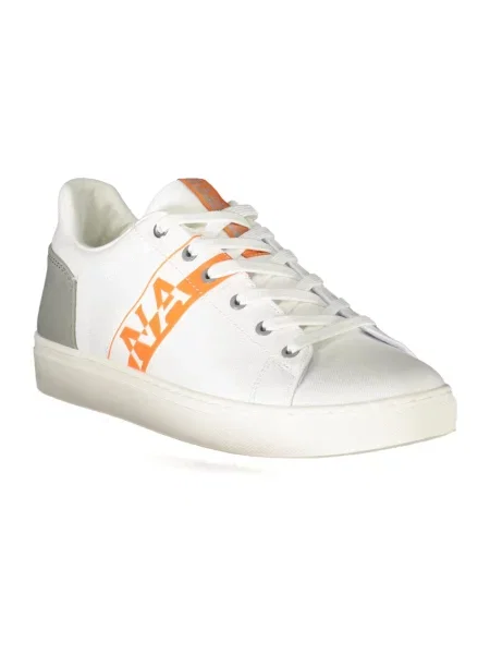 Sneakersy Napapijri sznurowane białe