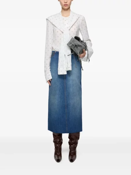 Bluză Acne Studios alb
