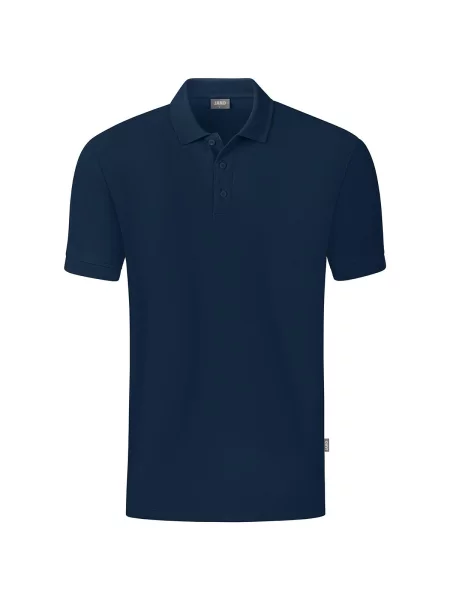 Polo Jako Organic niebieska