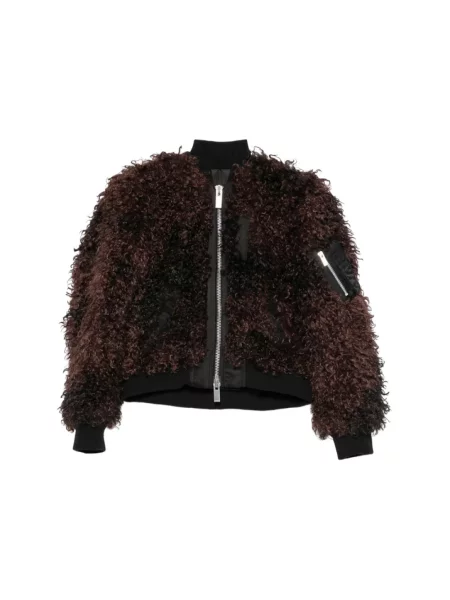Kurtka bomber Sacai brązowy