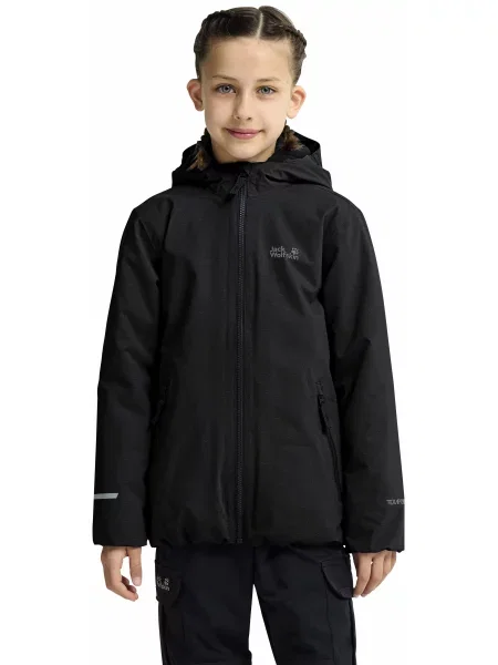 Детская куртка Jack Wolfskin черная