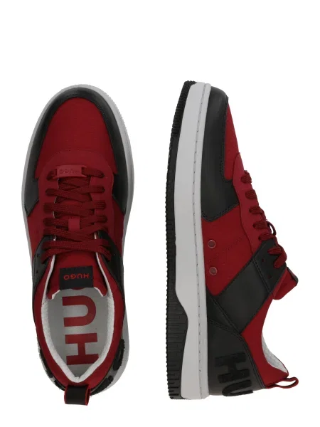 HUGO De piele sneakers Kilian Tenn bordo