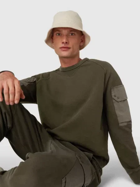 Bluza o kroju oversized z bawełny Ten C