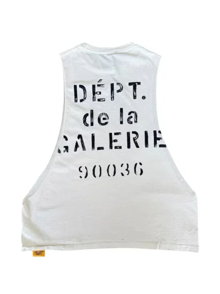 Cămașă Gallery Dept. cu imagine alb