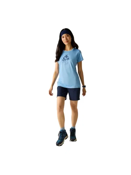 T-shirt Fingal niebieska