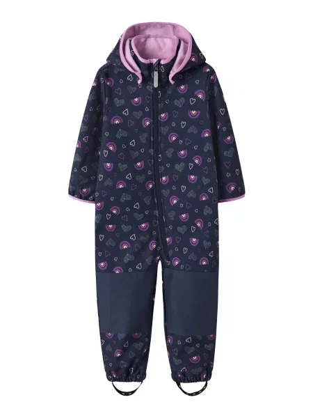 NAME IT Salopetă bleumarin / lila / mov liliachiu