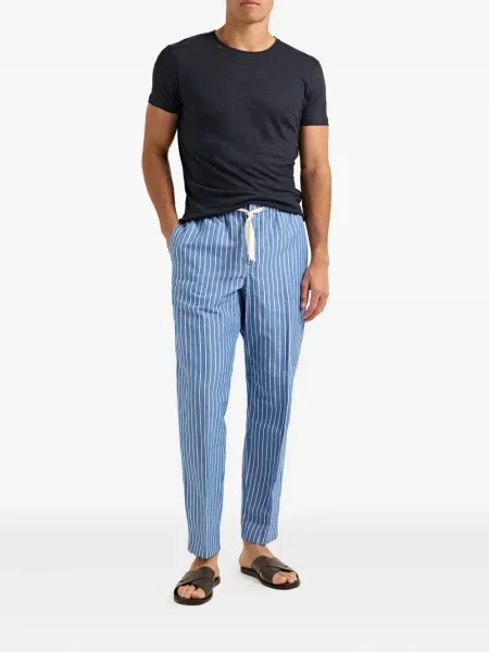 Pantaloni Orlebar Brown albastru