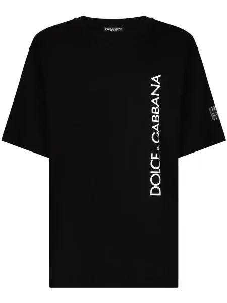 Tricou Dolce & Gabbana cu imagine negru