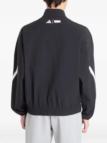 Krótka graficzny koszulka Adidas Campus z perforacją szara