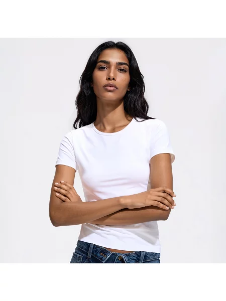 Reserved Tričko slim fit bílá