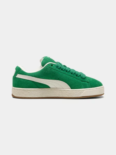 Замшевые кеды Puma зеленые